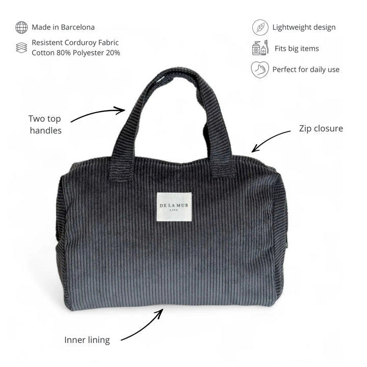 Trousse de toilette extra large avec poignées Boni