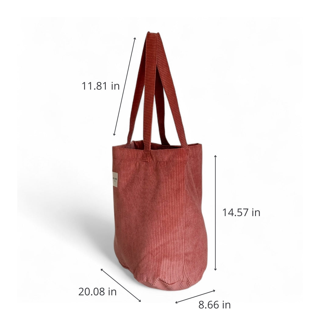 Large Tote Coral