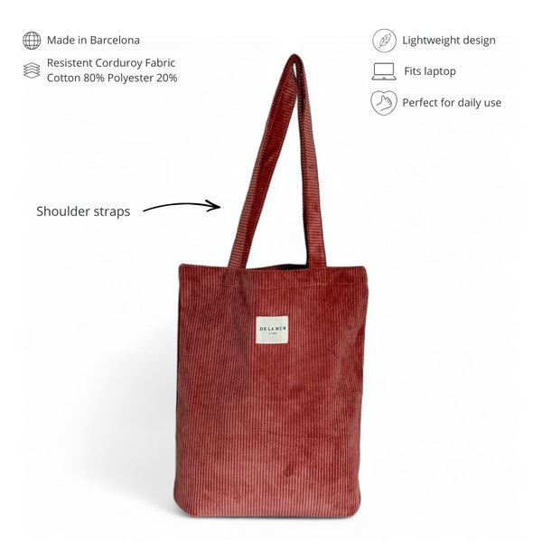 Medium Tote Bag Coral