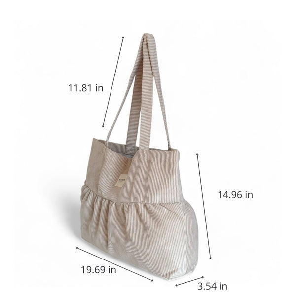 Medium Ruffle Tote Bag Tofe