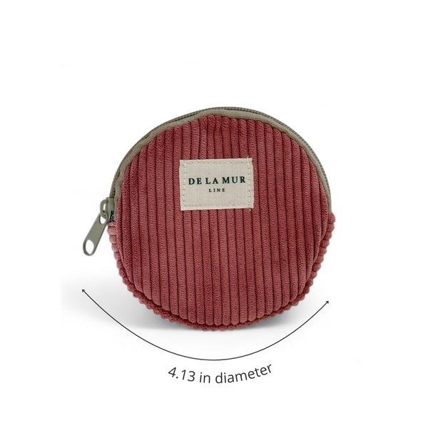 Sac à main rond corail