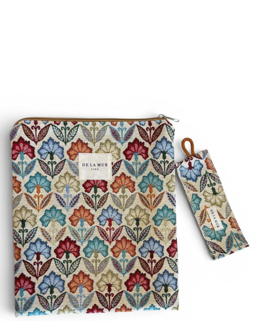 Book Cover With Matching Bookmark Flora