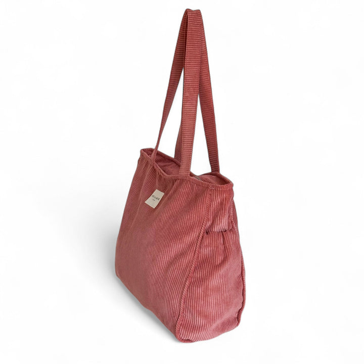 Zippered Tote Bag Coral