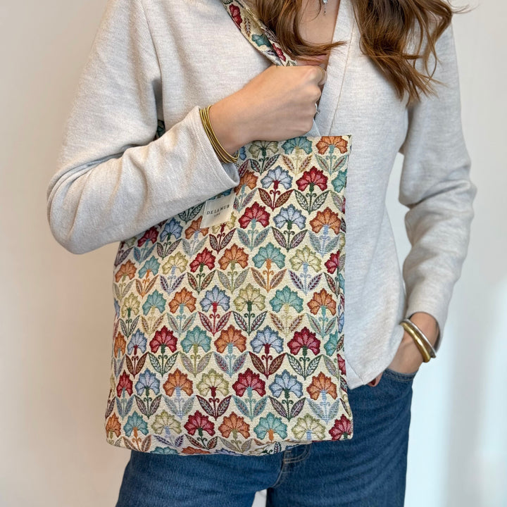 Medium Zippered Bag Flora