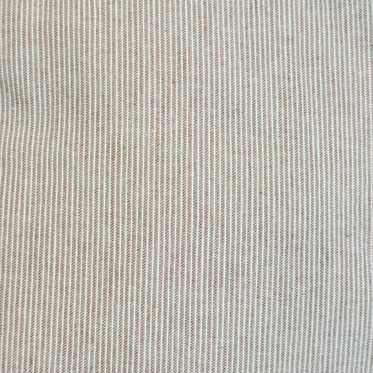 Detail of the fine pinstripe fabric, DE LA MUR Ibi coin purse