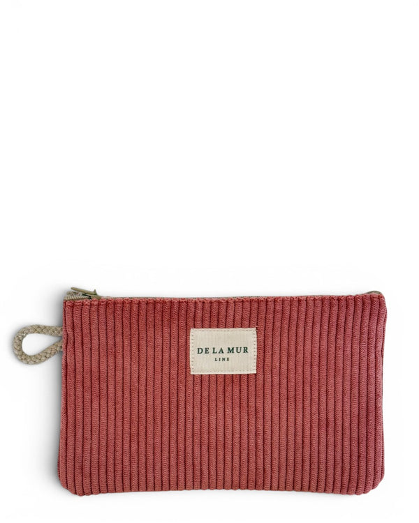 Small Makeup Bag / Coin Purse Coral