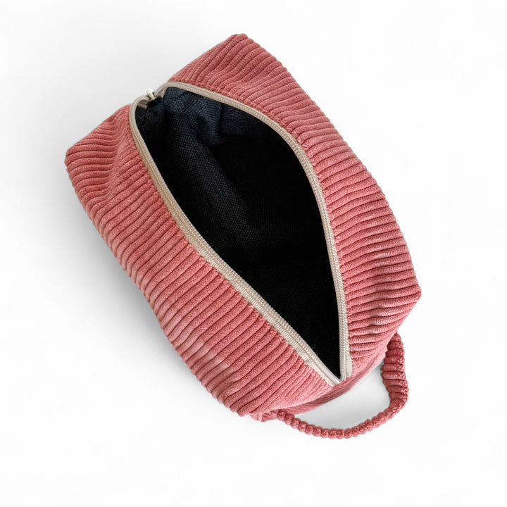 Trousse de toilette corail moyenne