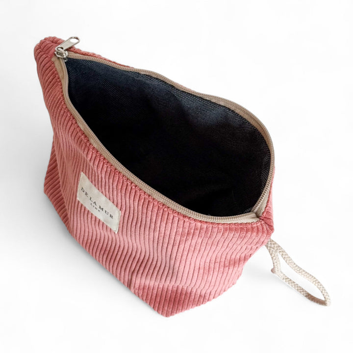 Large Makeup Bag Coral