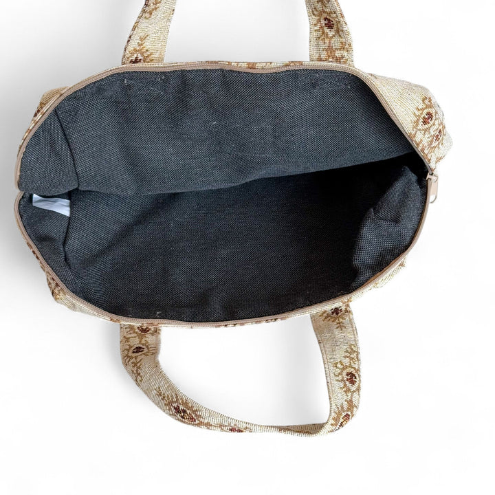 Trousse de toilette extra large avec poignées en plumes