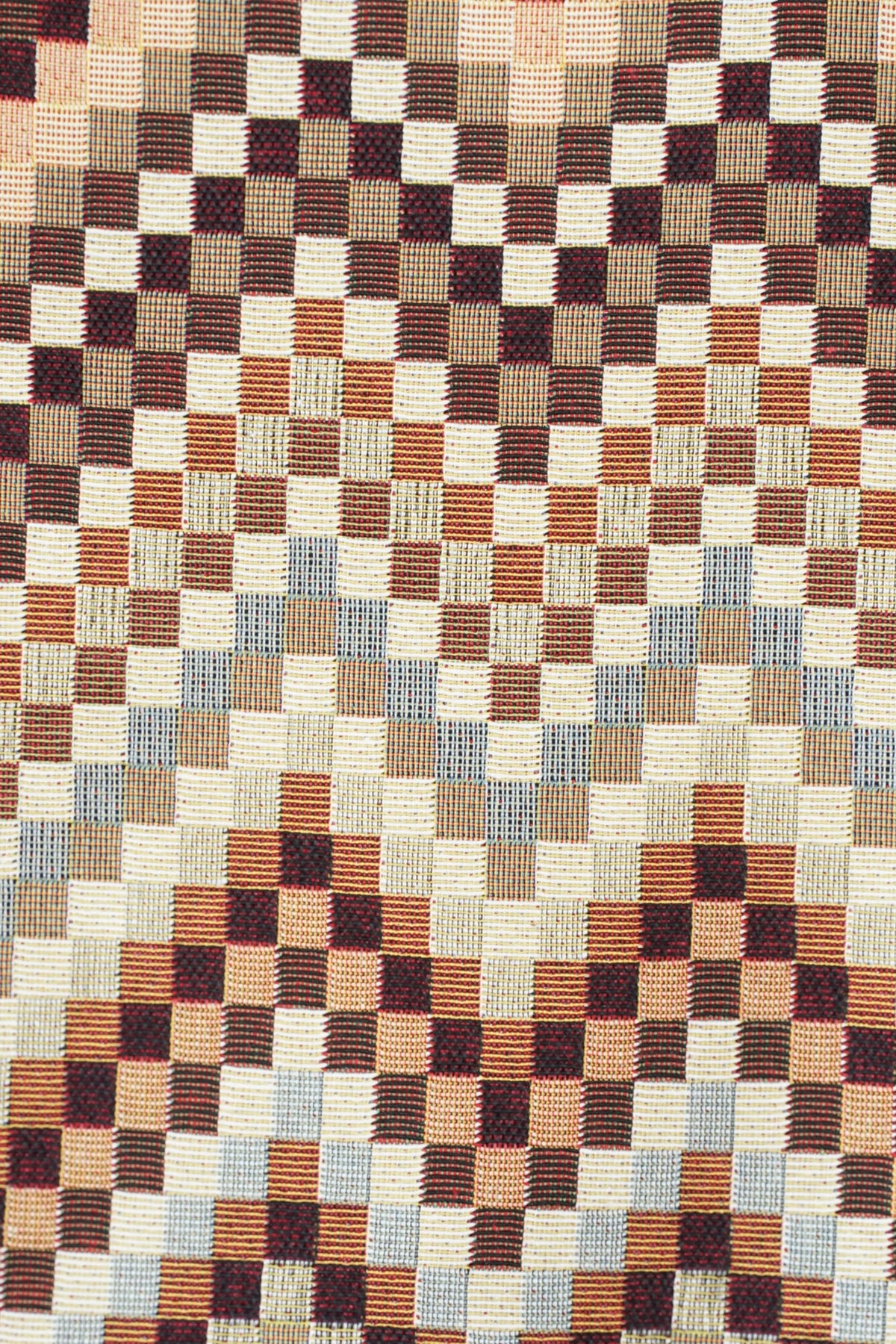 DE LA MUR Pier geometric jacquard glasses case, interior view showing the lining