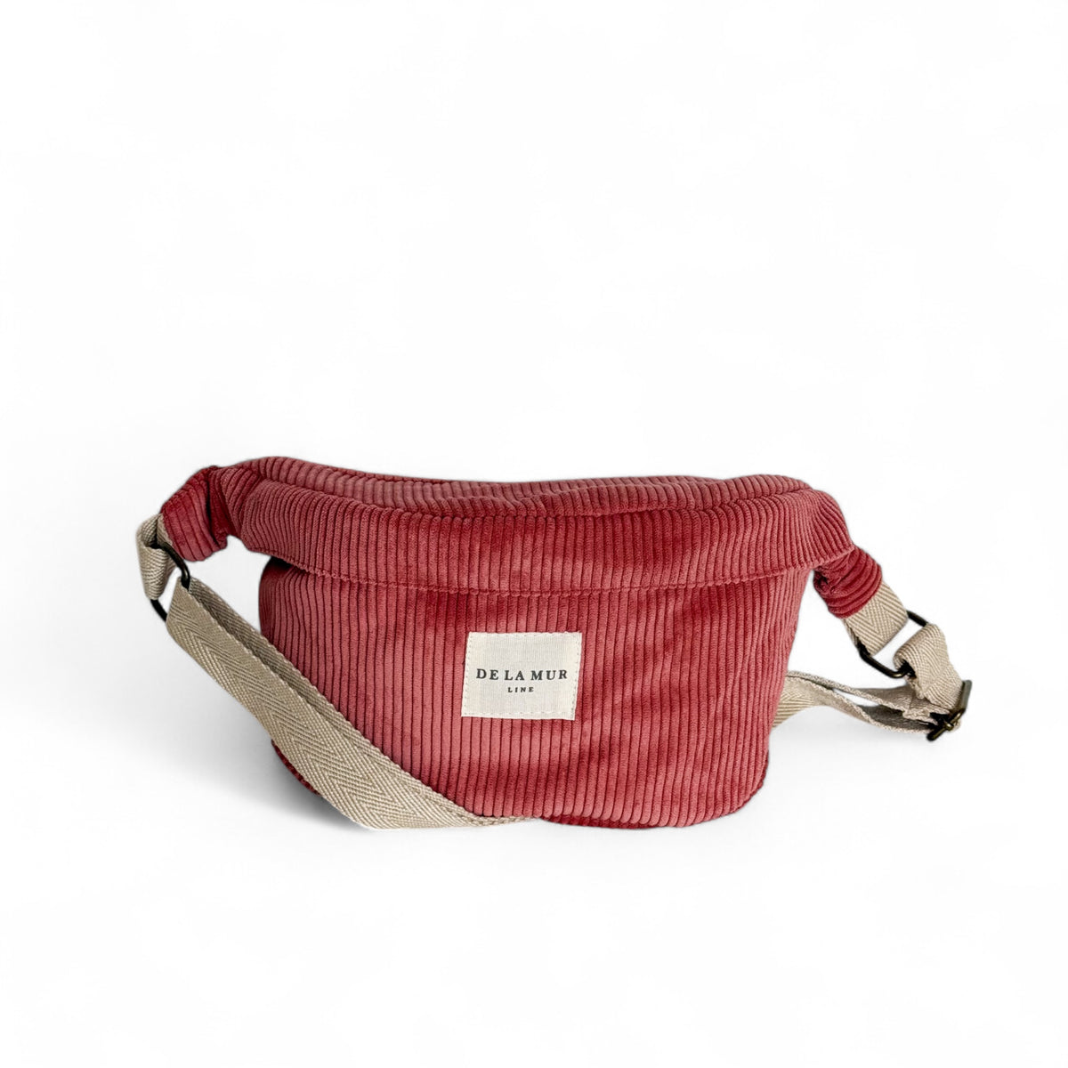Corduroy Fanny Pack – Coral Pink (Coral)